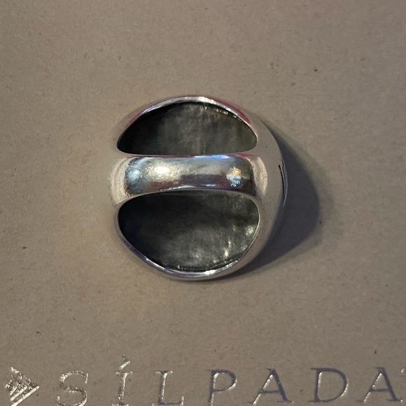 Silpada Sterling Silver Roman Coin Statement Ring R1901 BNIB Size 7 - Picture 10 of 14